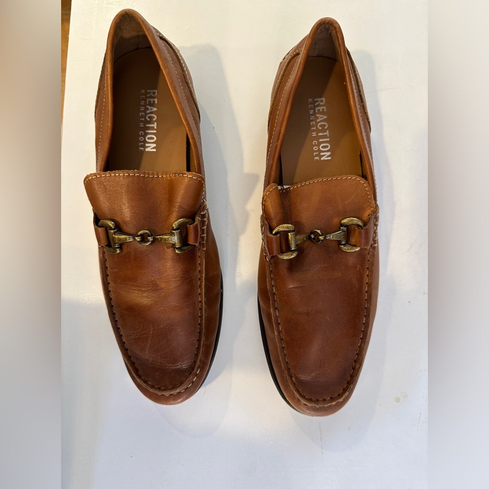 Kenneth Cole Reaction horsebit loafers 9.5 Brown